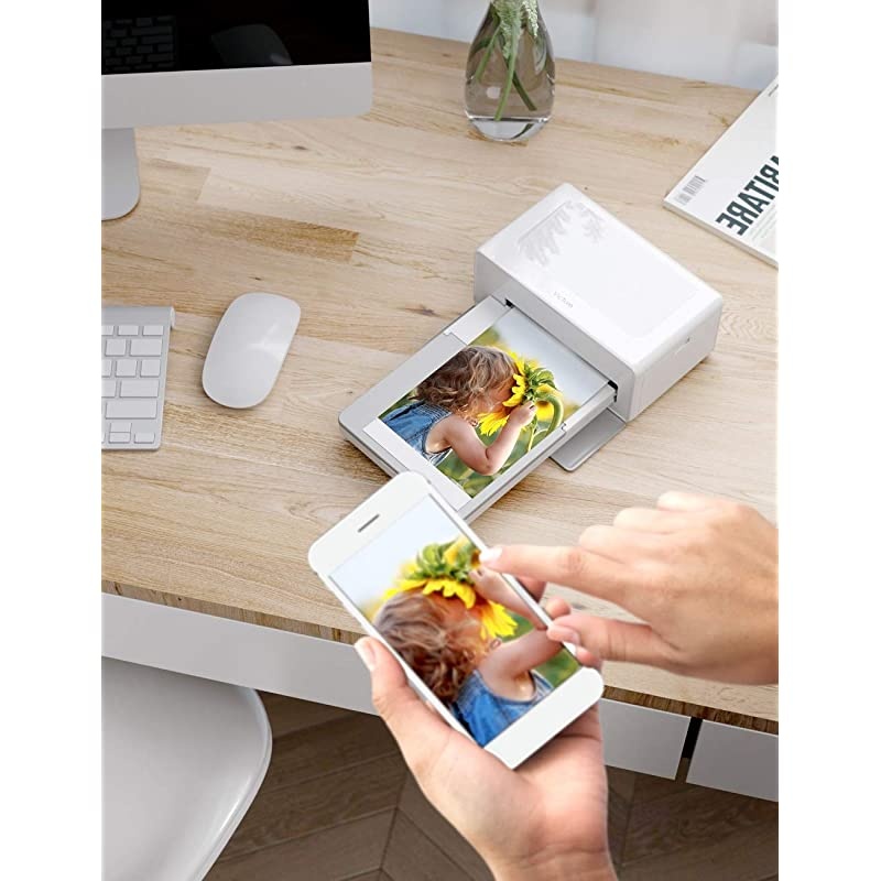 Photo Printer, Print (4 x 6) inch Photos, Bluetooth Instant Photo Printer, Android & iOS devices, only printer