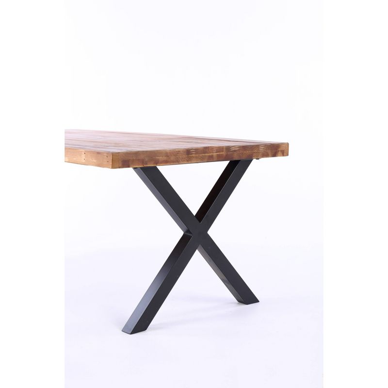 44" Selma Coffee Table Brown/Black - Summerland Home