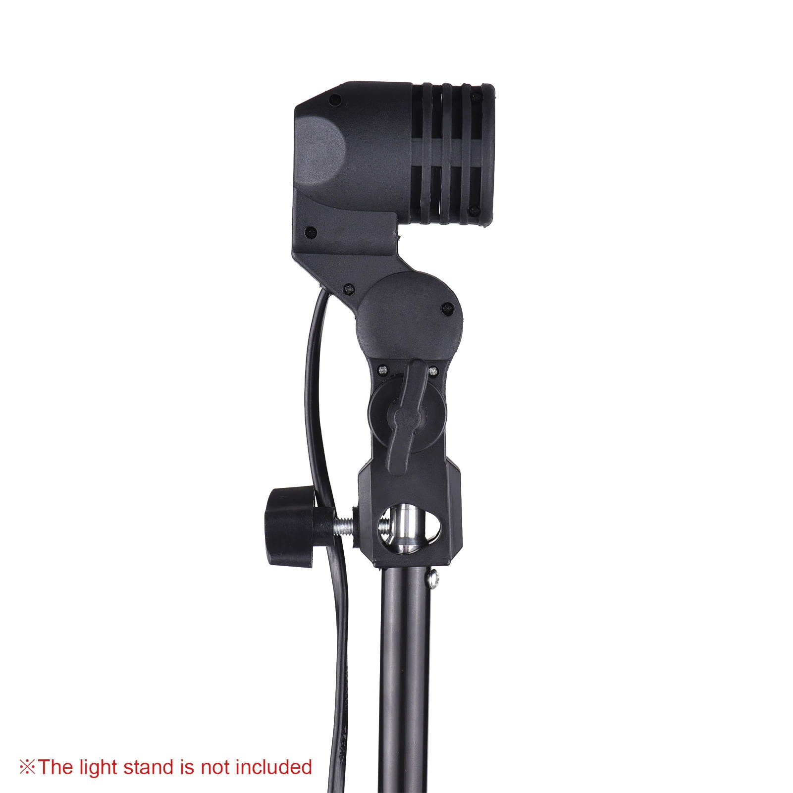 E27 Bulb Holder Socket video Flash Swivel Bracket Photo Studio Light Photography Lamp Mount
