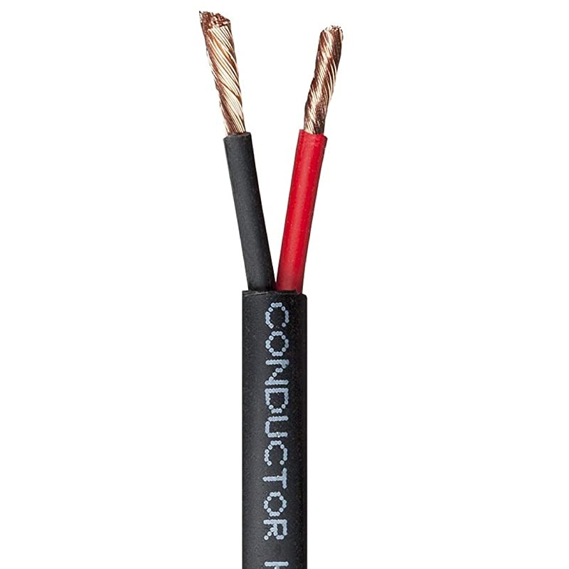 Nimbus Series 14 Gauge AWG 2 Conductor CMPRated Speaker WireCable 250ft UL Plenum Rated 100 Pure Bare Copper with Color Coded Conductors