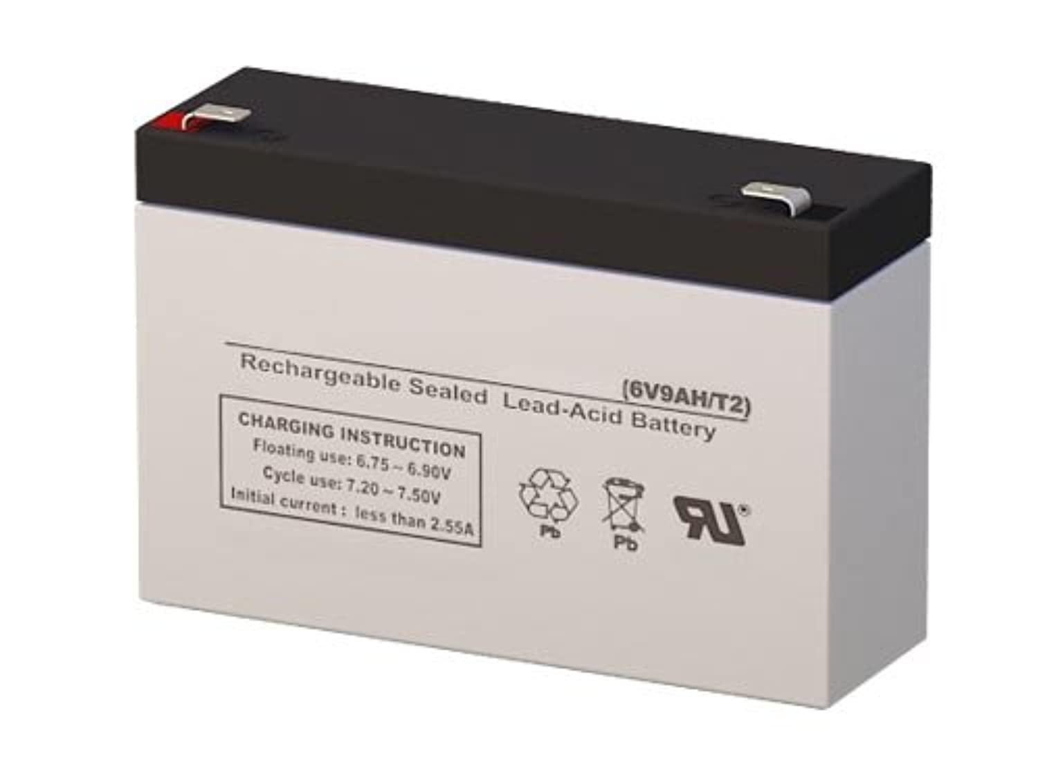 sw670-f2 6 volt 9 amph sla replacement battery with f2 terminal