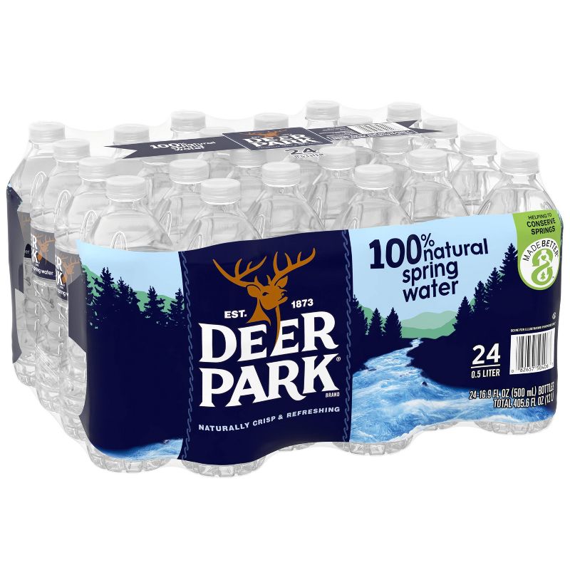 Deer Park Brand 100% Natural Spring Water - 24pk/16.9 fl oz Bottles