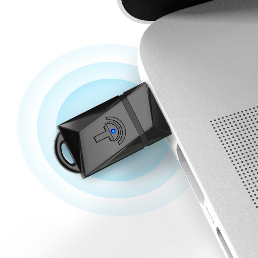 1 pcs Rocketek 600Mbps USB WiFi Dongle Adapter, Dual Band USB Wireless Network lan Card for PC Desktop Laptop Tablet 802.11a/g/n/ac