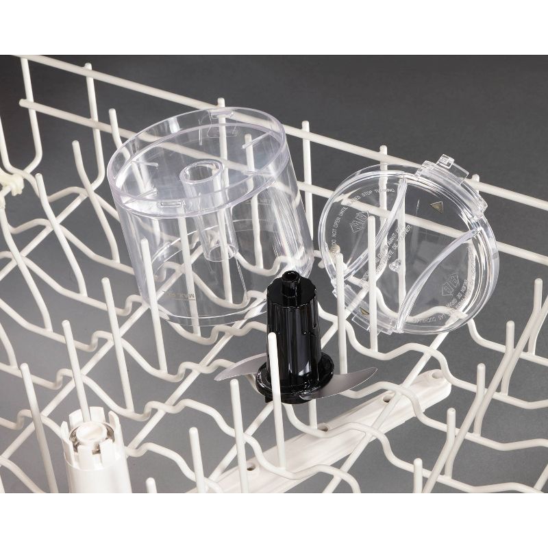 KitchenAid 2 Speed Pulsing Meal Prep Compact Mini Food Processor Chopper with 3.5 Cup Working Bowl, Contour Silver (Certified Refurbished)