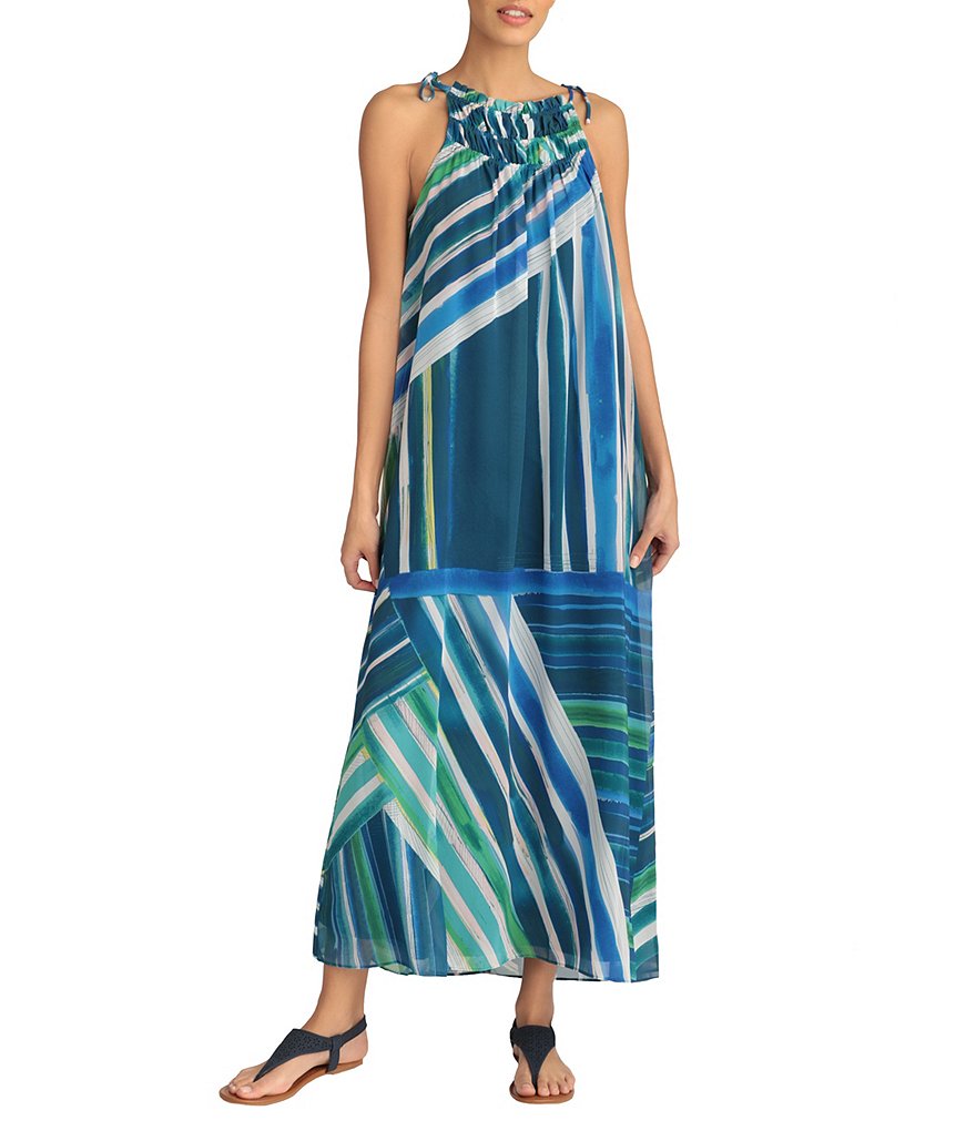 Jkara Petite Size 3/4 Sleeve Lined Illusion Crew Neck Beaded Gown