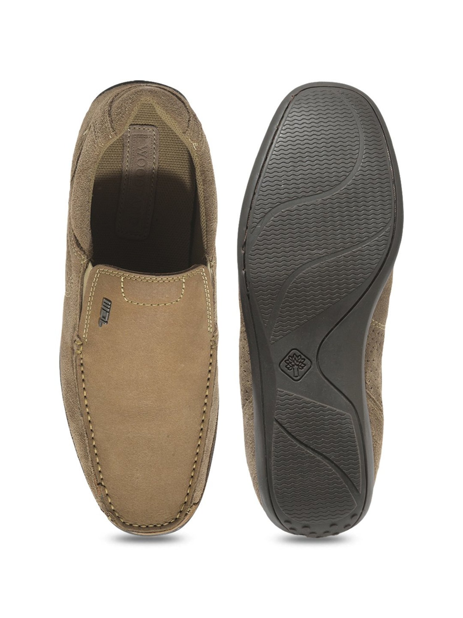 Woodland Men's Tan Casual Loafers