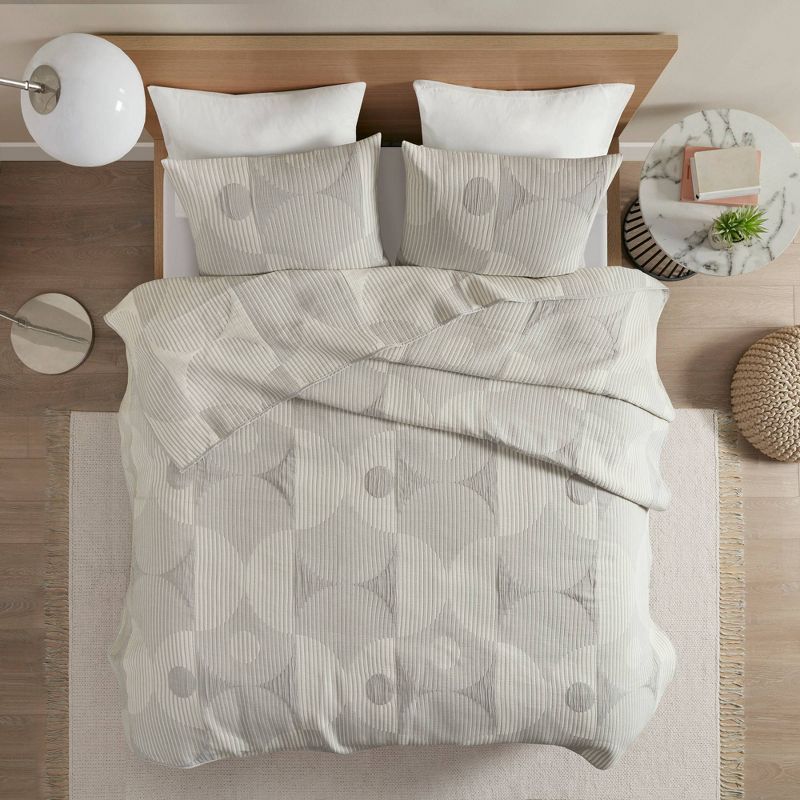 Full/Queen Laos Lily Coverlet Gray - Vera Bradley