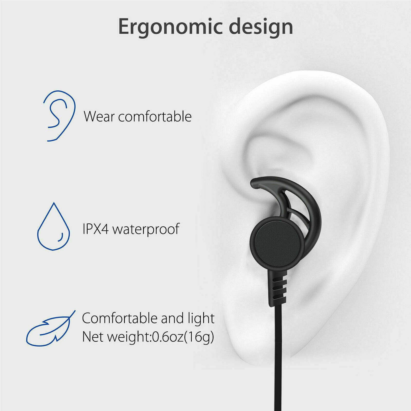 Bluetooth Headset Wireless Sport Stereo Headphones Earphone Earbuds With Mic USA