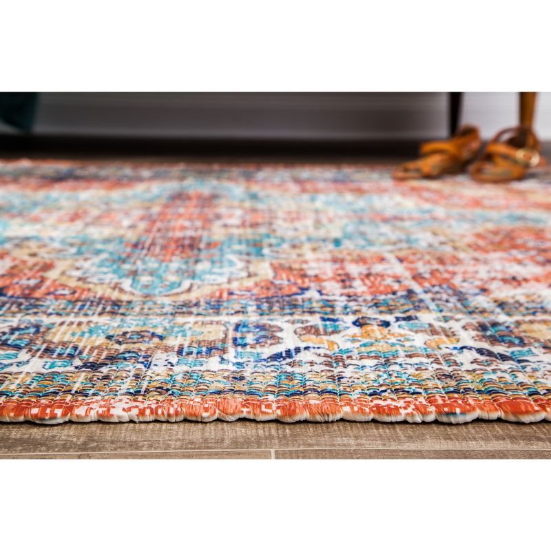 4'x6' Woven Medallion Accent Rug - Anji Mountain