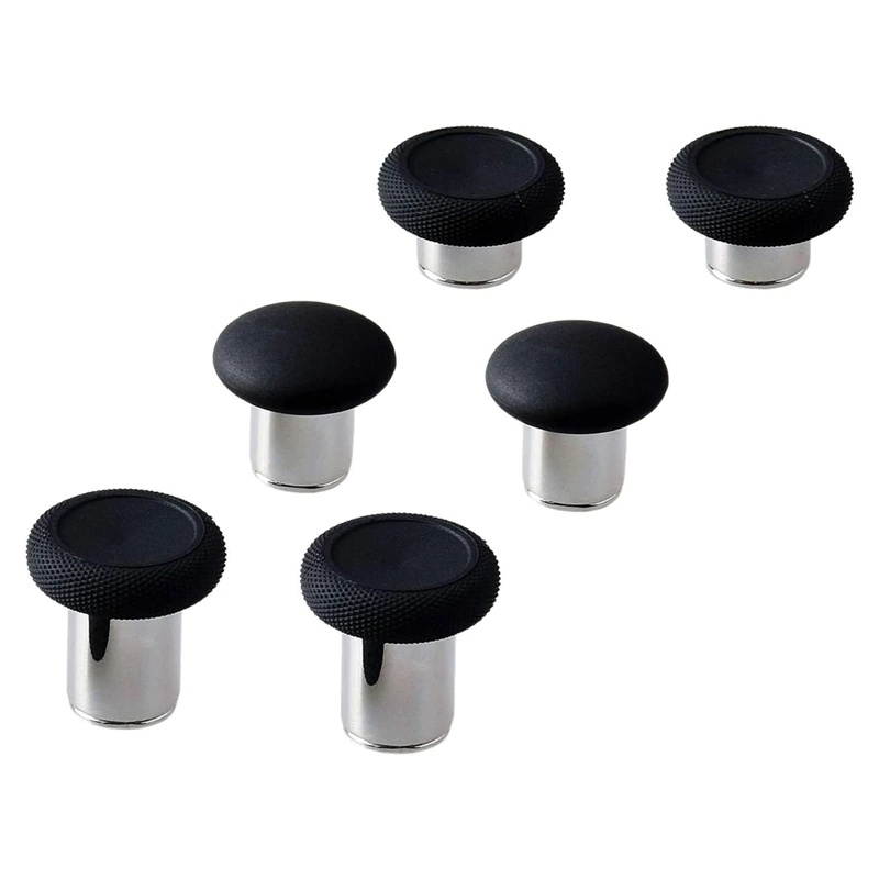 6 in 1 Thumbstick Grips Replacement Parts for  One Elite Controller Compatible with PS4/NS Switch