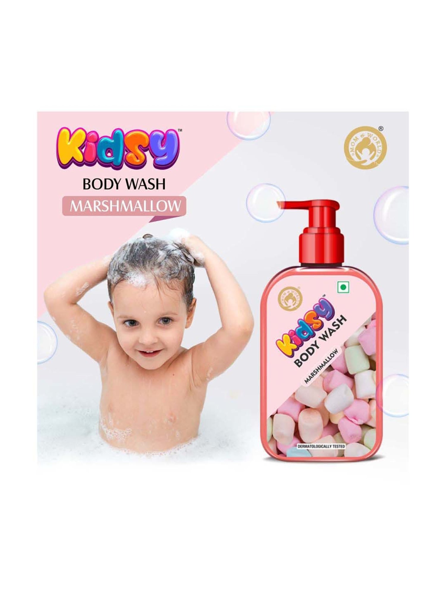 Mom & World Kidsy Marshmallow Body Wash - 240 ml