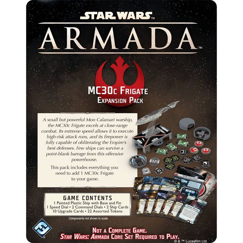 Star Wars Armada Game MC30c Frigate Expansion Pack