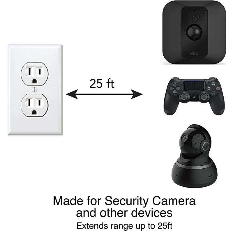 Power Extension Cable Compatible with Blink Mini Xbox Series X Echo Connect Nintendo Switch PS4 Xbox Controller and Cameras