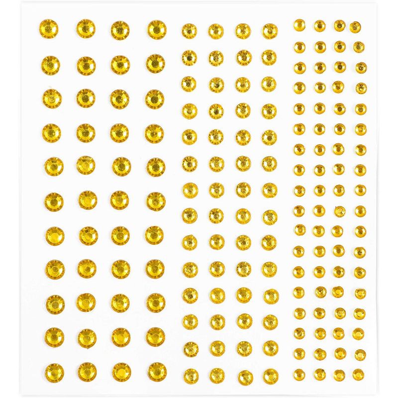 15 Sheets 2580 Pieces Crystal Rhinestones Stickers Self Adhesive Colorful Crystal Gems Flatback Stickers for Arts and DIY Crafts