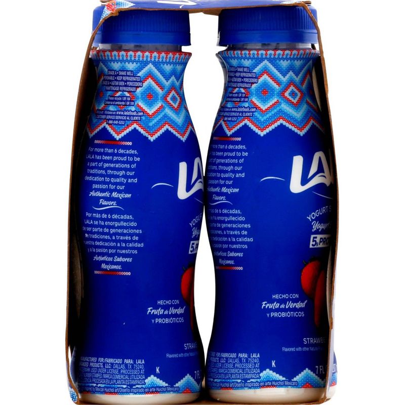 LaLa Wild Strawberry Yogurt Smoothie - 7 fl oz/4ct