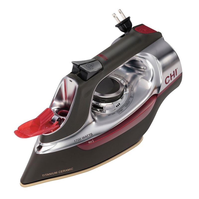 CHI Retractable Cord Iron Red