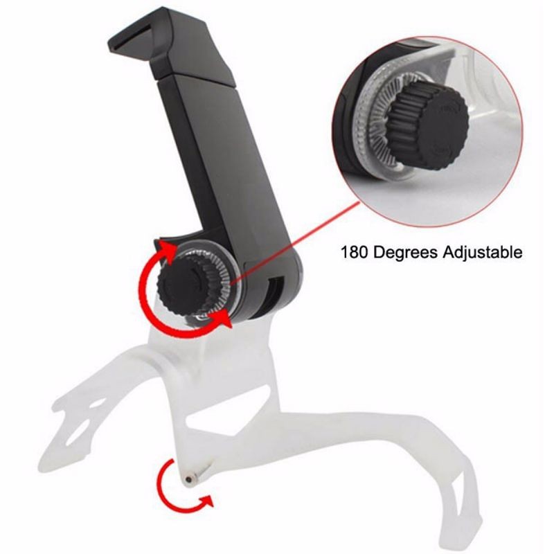 180 Degree Rotation Gaming Mount Stand for Sony Playstation 4/PS4 Slim/PS4 Pro/Android Samsung Galaxy S9 S8 Note 9 8 Moto LG with OTG Cable Fits Max 6 inch PS4 Controller Phone Holder