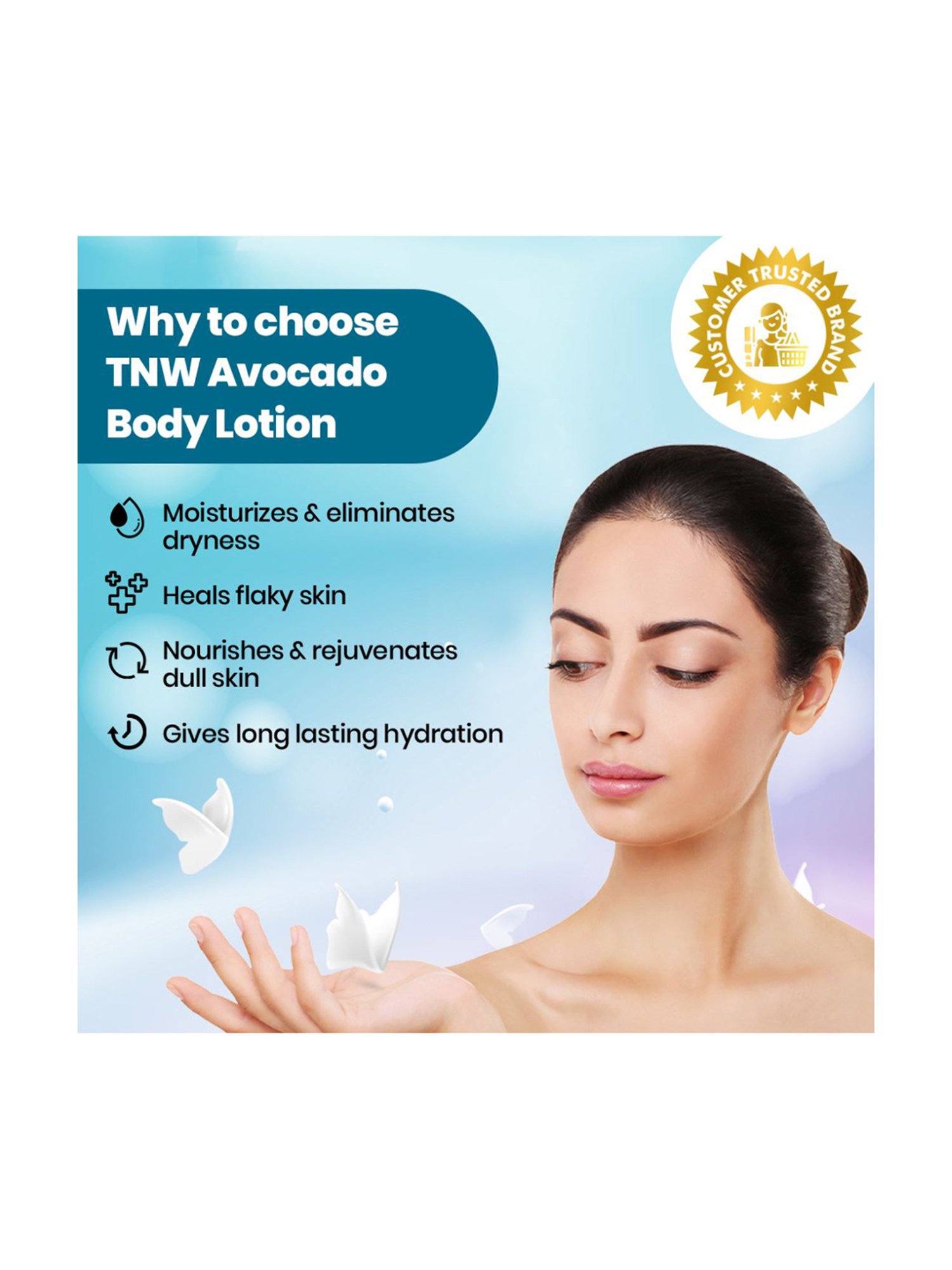 TNW-The Natural Wash Avocado Moisturizing Lotion - 100 ml