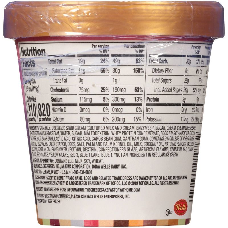 Cheesecake Factory Birthday Cake Ice Cream - 14oz