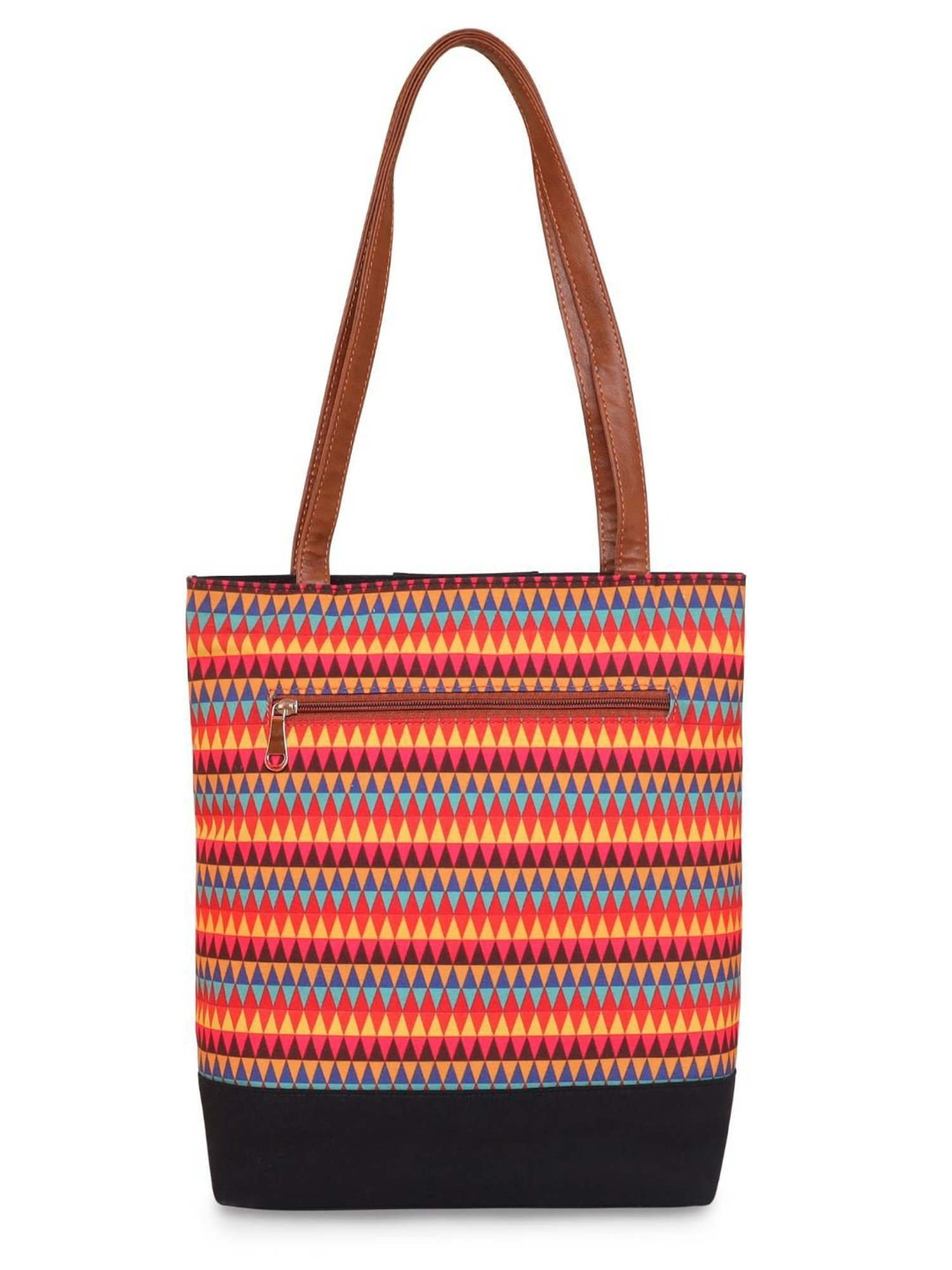 Sabhyata Multicolor Printed Large Tote Bag
