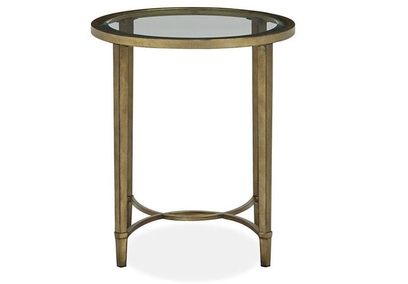 Set of 3 Glam Mirrored Accent Tables Gold - Olivia & May
