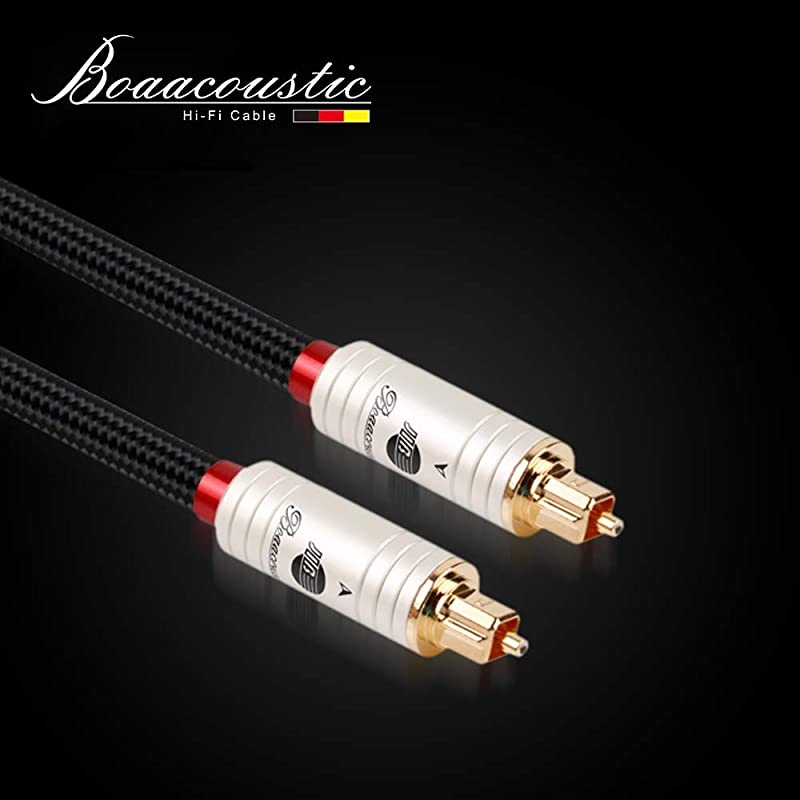 JIB  HiFi Fiber Optical Audio Cable Toslink Cable Male to Male SPDIF 10ft3M