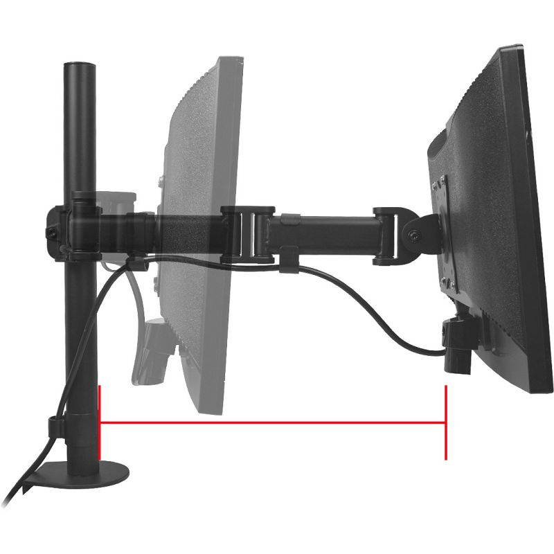 SIIG Dual Monitor Articulating Desk Mount 13" to 27" CEMT1822S1
