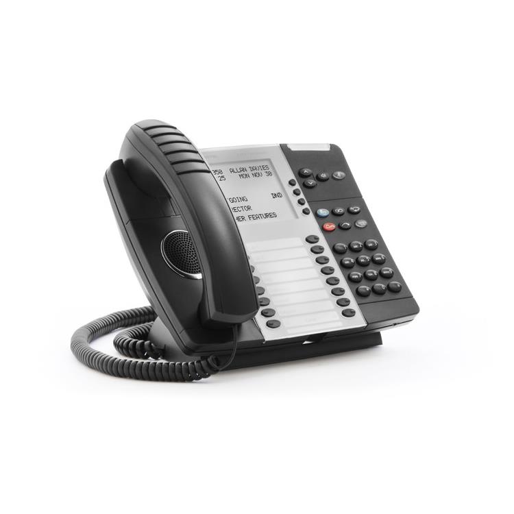 Mitel 8568 50006123 Corded IP Business Phone - Black