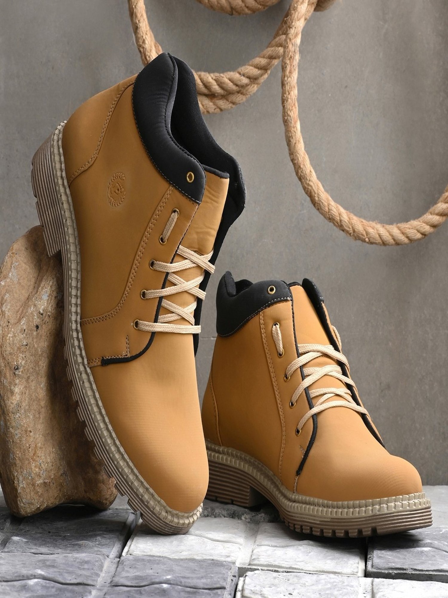 Prolific Men's Tan Derby Boots