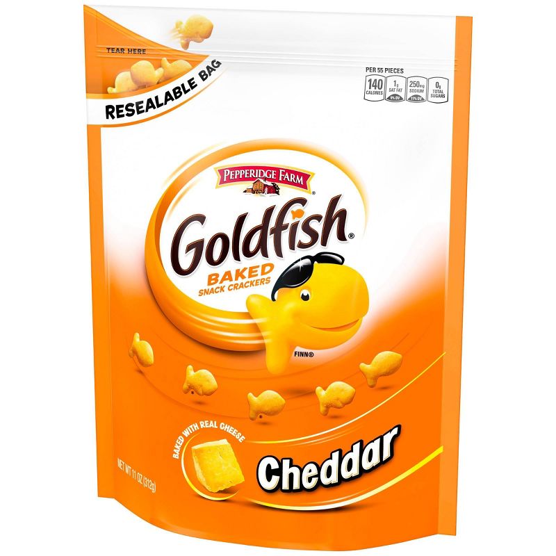Pepperidge Farm Goldfish Cheddar Crackers - 11oz Re-sealable Bag