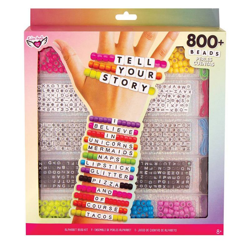 Fashion Angels Alphabet Bead Kit 800+ Beads