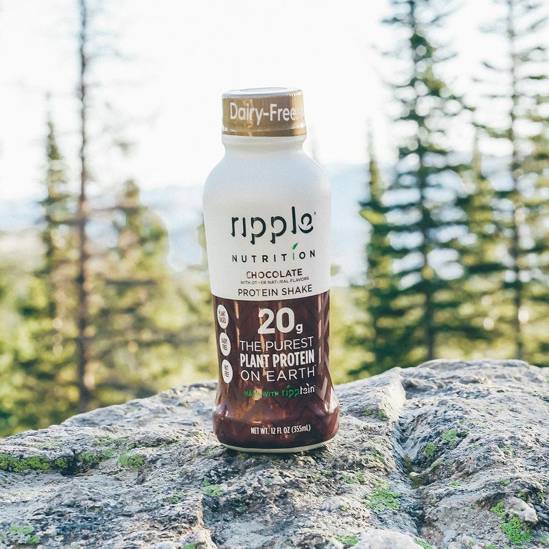 Ripple Vegan Protein Shakes - Chocolate - 4pk