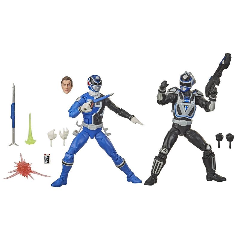 Power Rangers Lightning Collection S.P.D. Squad B Blue Ranger Versus Squad A Blue Ranger 2-Pack
