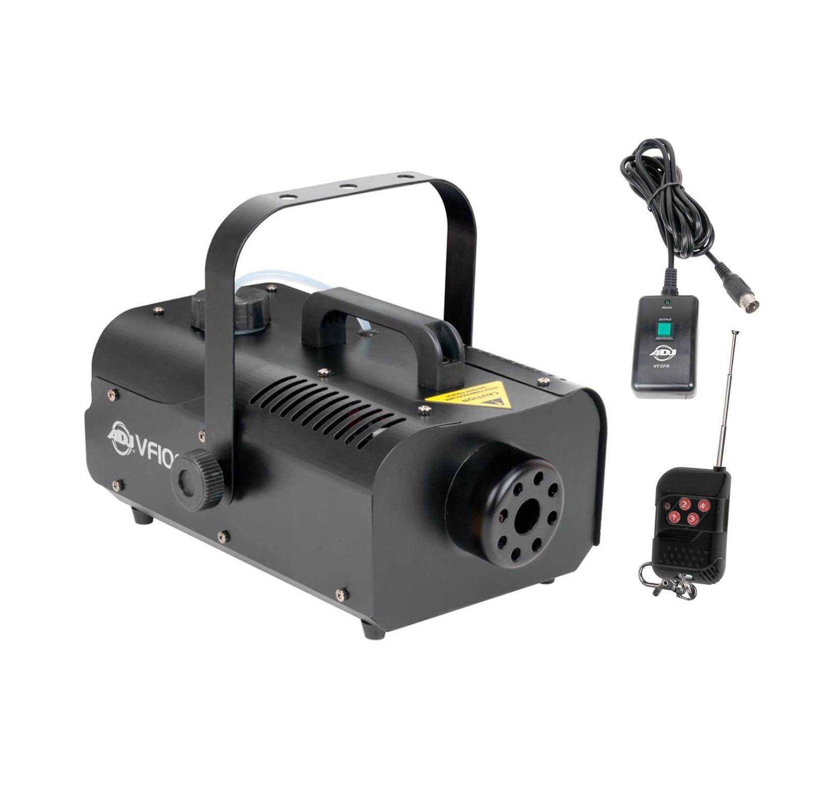 AMERICAN DJ VF1000 1000W 1 Liter Mobile Smoke Fog Machine w/ Remotes + Fog Fluid