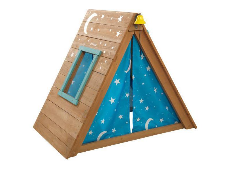 KidKraft A-Frame Hideaway & Climber Tent
