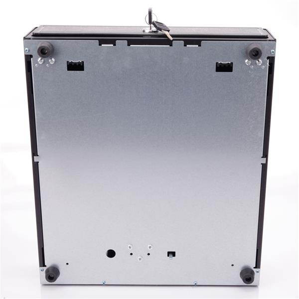 15" Manual Push-Open Cash Drawer, Home Commercial Use 4-Compartment 3 Lock Modes Stainless Steel Cash Box