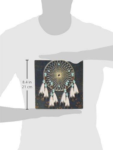 3dRose Desk Organization Mouse Pad, Designer One of A Kind Native American Art, 8" x 8" (mp_108095_1)