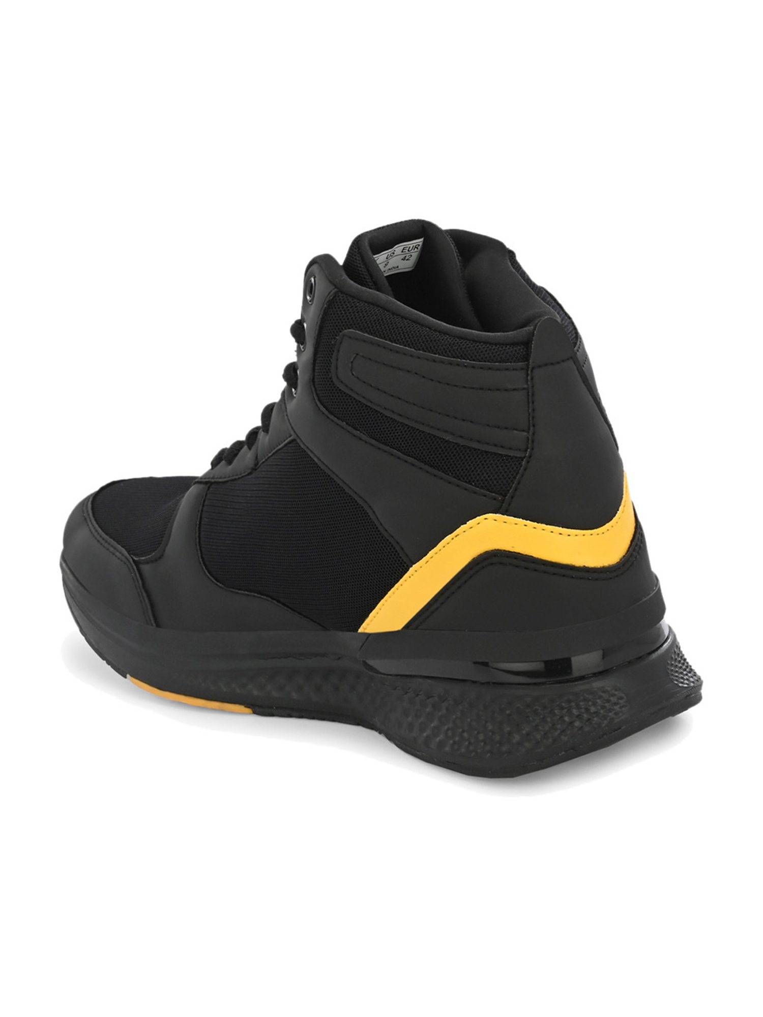 OFF LIMITS Men's Black Ankle High Sneakers