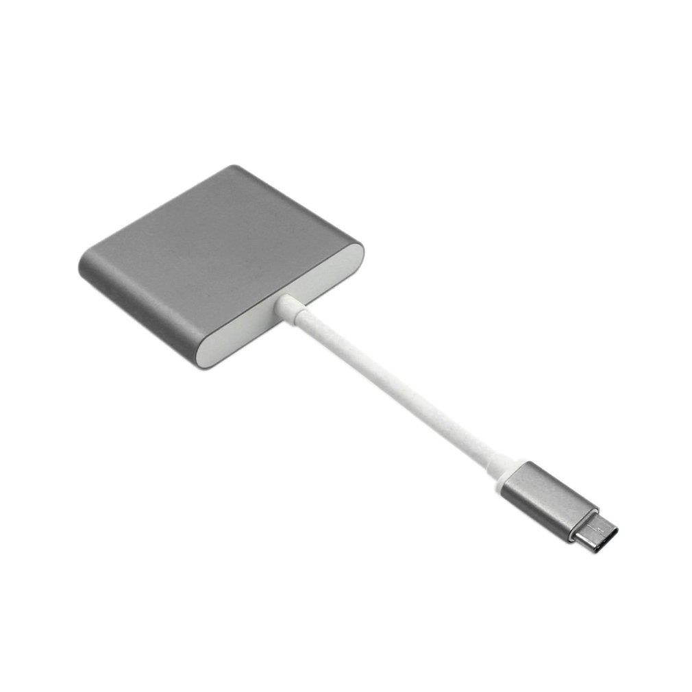 USB 3.1 Type-C to 4K HDMI USB 3.0 Adapter 3-in-1 Hub For Apple for Macbook