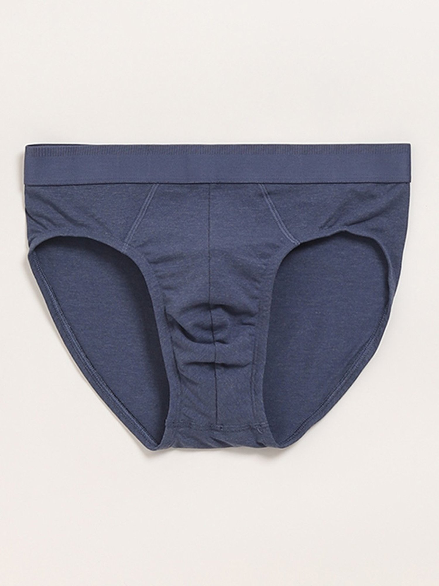 WES Lounge by Westside Solid Blue Briefs - Pack of 3