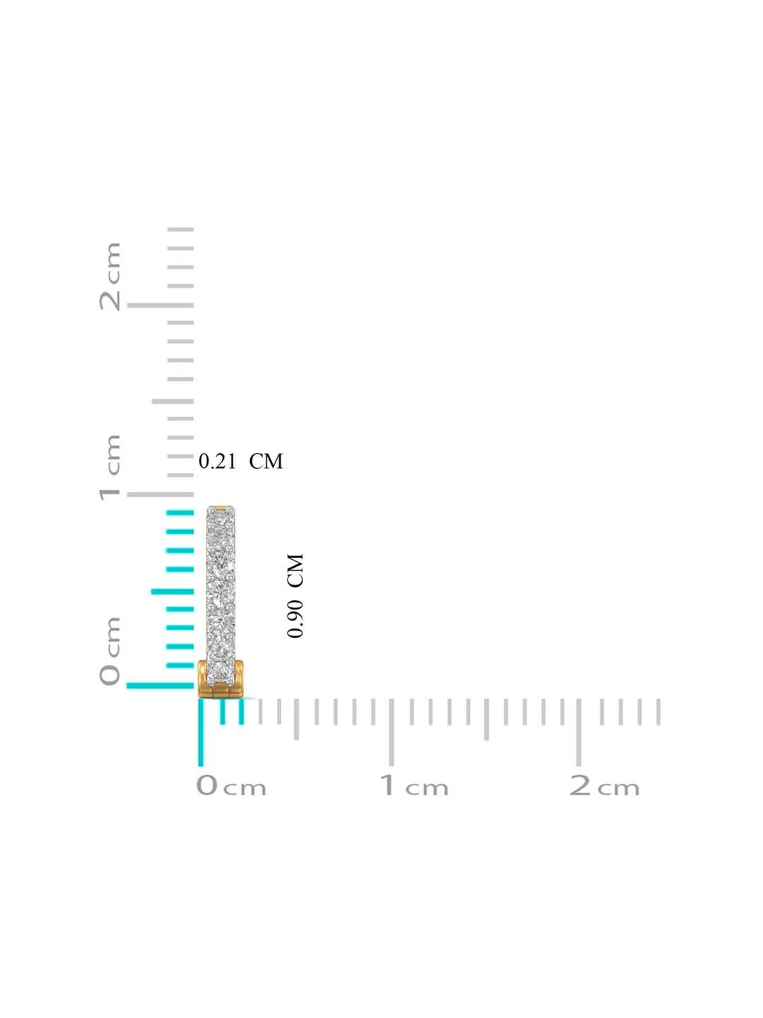 Joyalukkas 18 kt Gold & Diamond Nose Ring