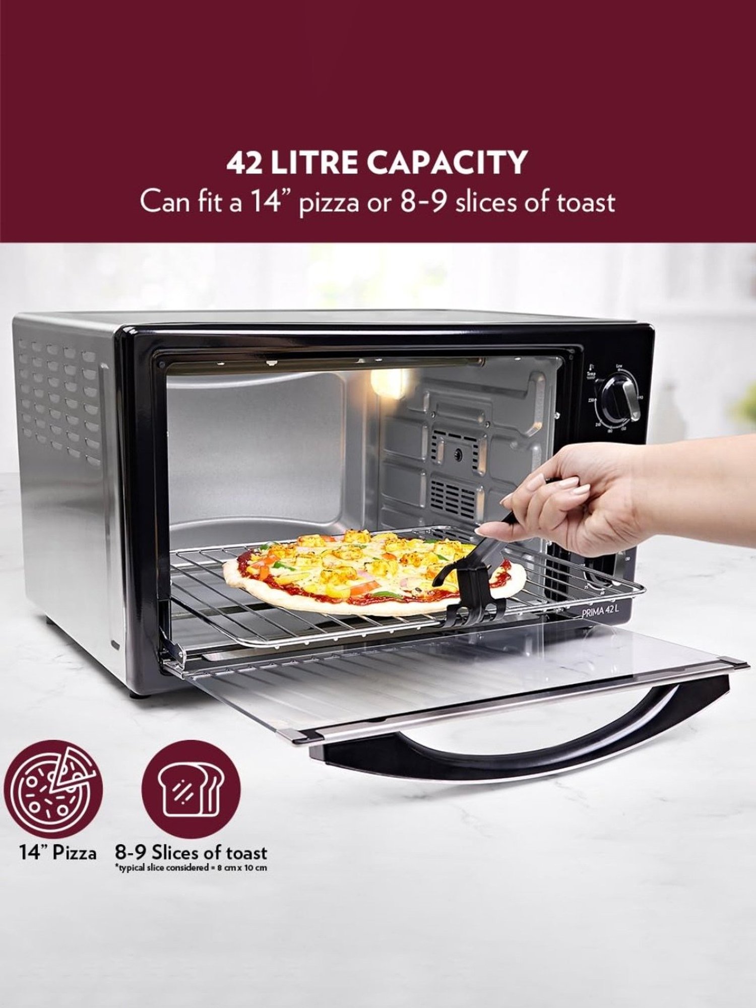 BLACK+DECKER 1280W 19L Oven Toaster Grill