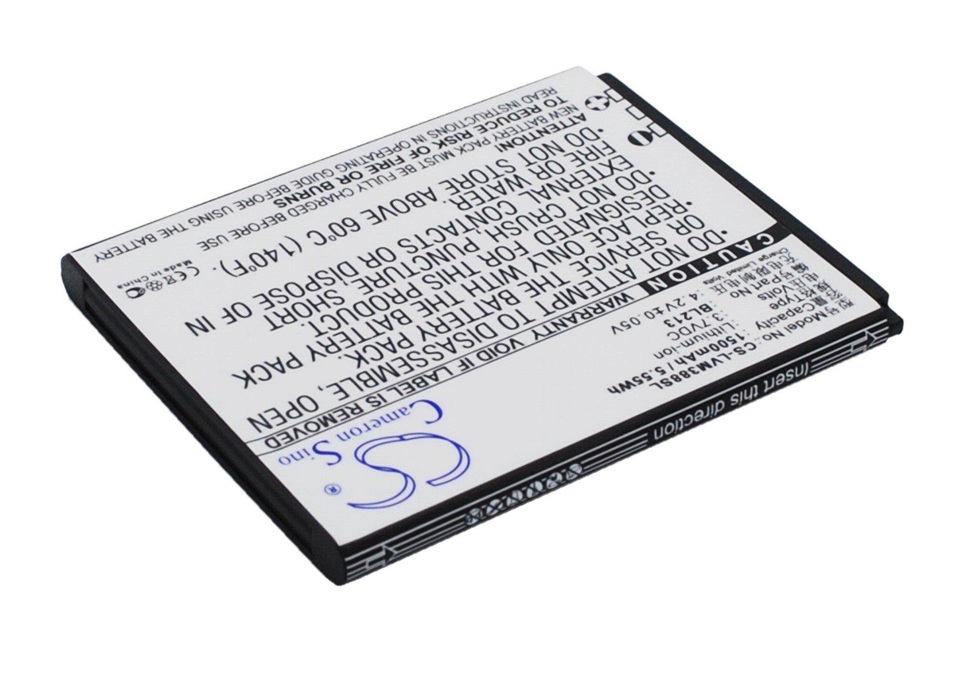 1500mAh / 5.55Wh Battery For LENOVO MA388, MA388A,