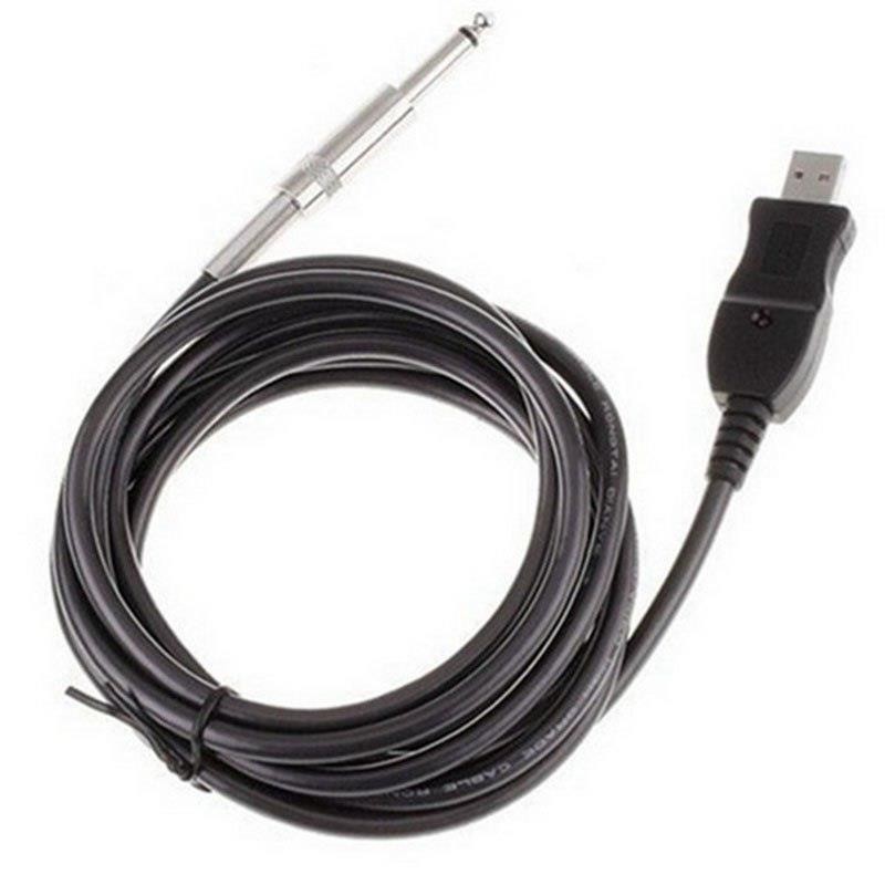 3M Guitar to PC USB Recording Cable Lead Adaptor Converter Connection Interface 6.5mm