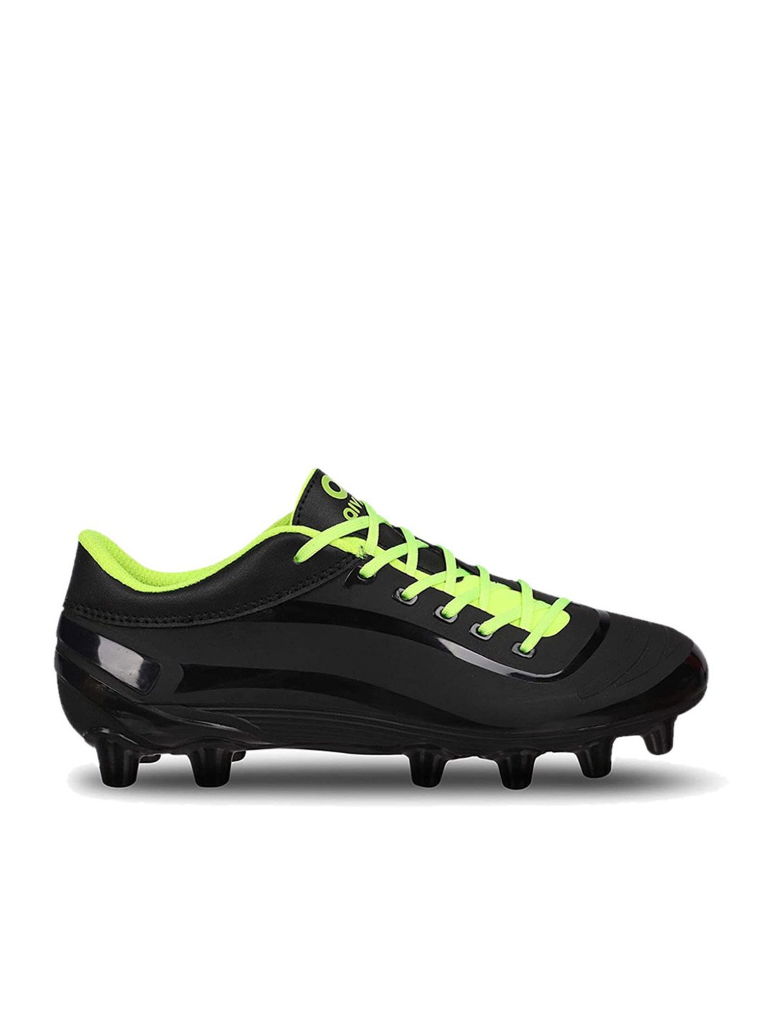 AIVIN Men's Firststrike Black Football Shoes