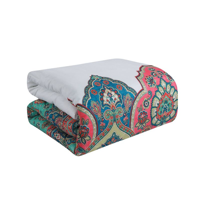 Geneva Home Fashion Twin 4pc Avondale Manor Livia Medallion Comforter & Sham Set Jade