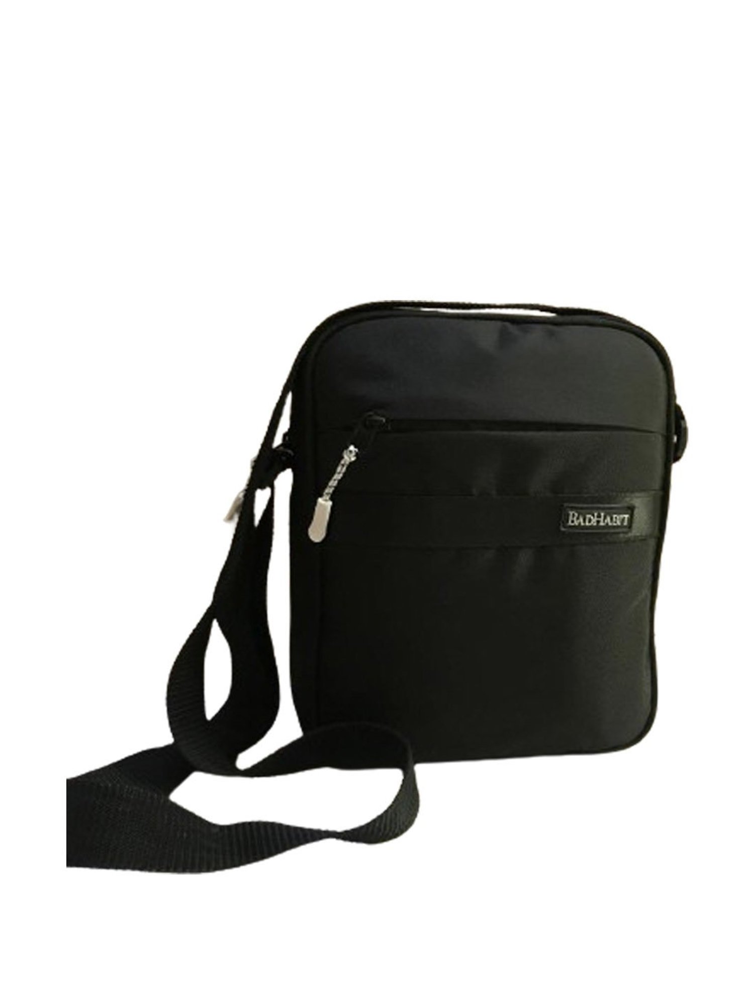Bad Habit AAD 2152 Black Solid Medium Cross Body Bag