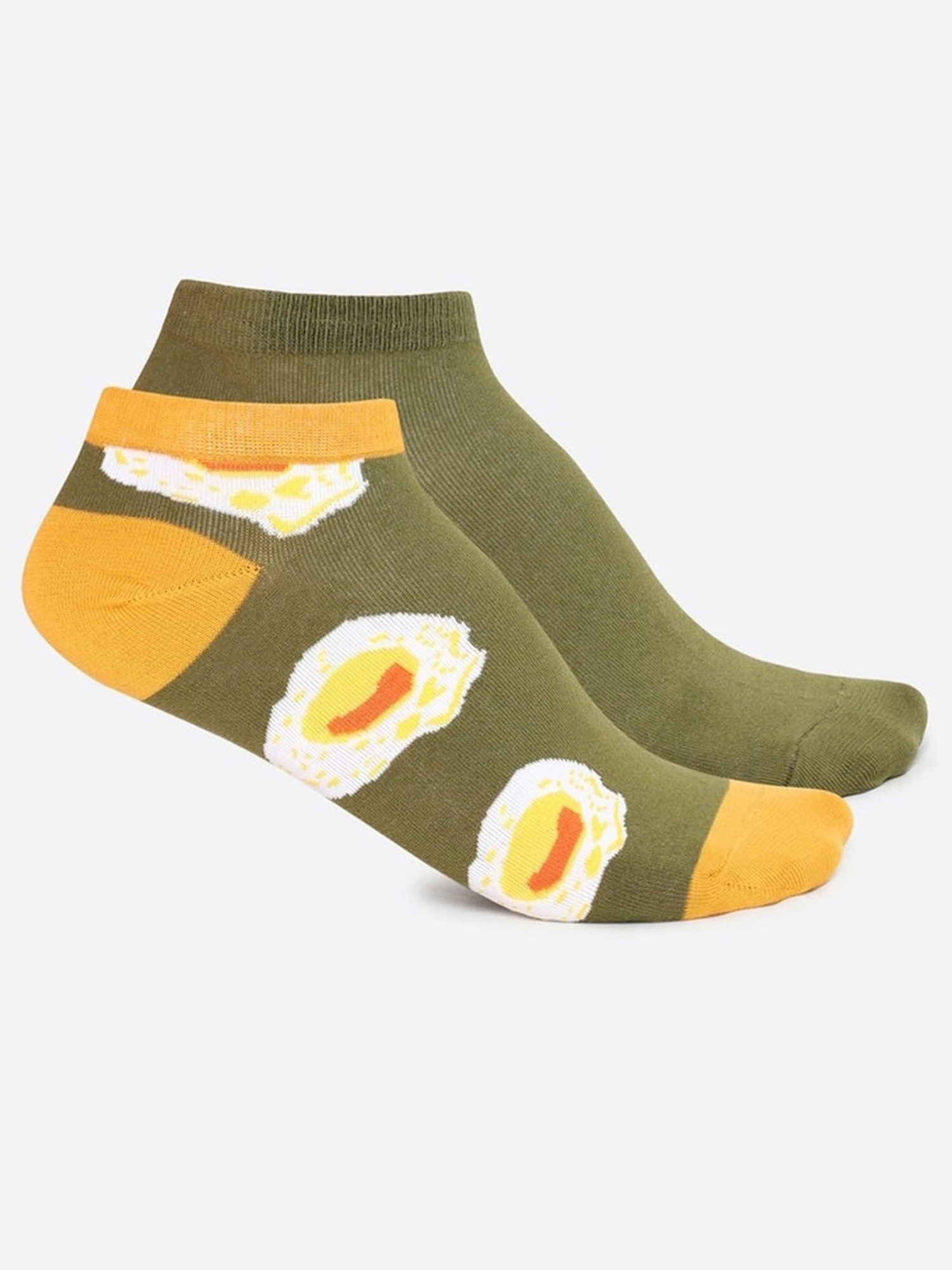 Forever 21 Multi Cotton Regular Fit Printed Socks