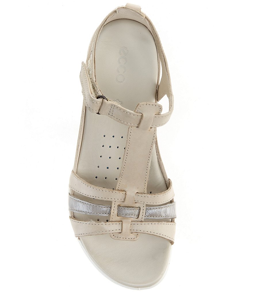 ECCO Flash Leather T-Strap Gladiator Sandals