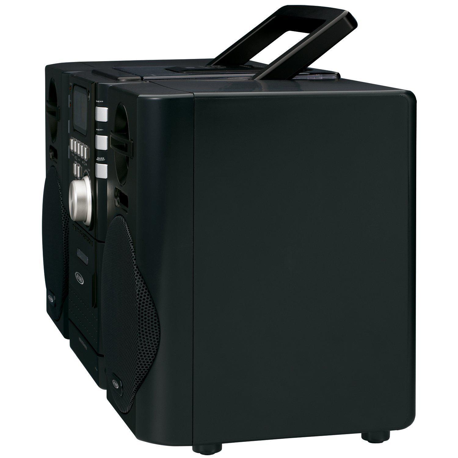 JENSEN CD-725 Portable CD Music System with Cassette & FM Stereo Radio